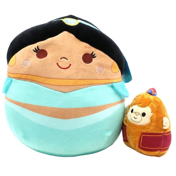 Squishmallows Other - NWT Squishmallow Disney 10” PRINCESS Jasmine and Abu Set PLUSH Aladdin